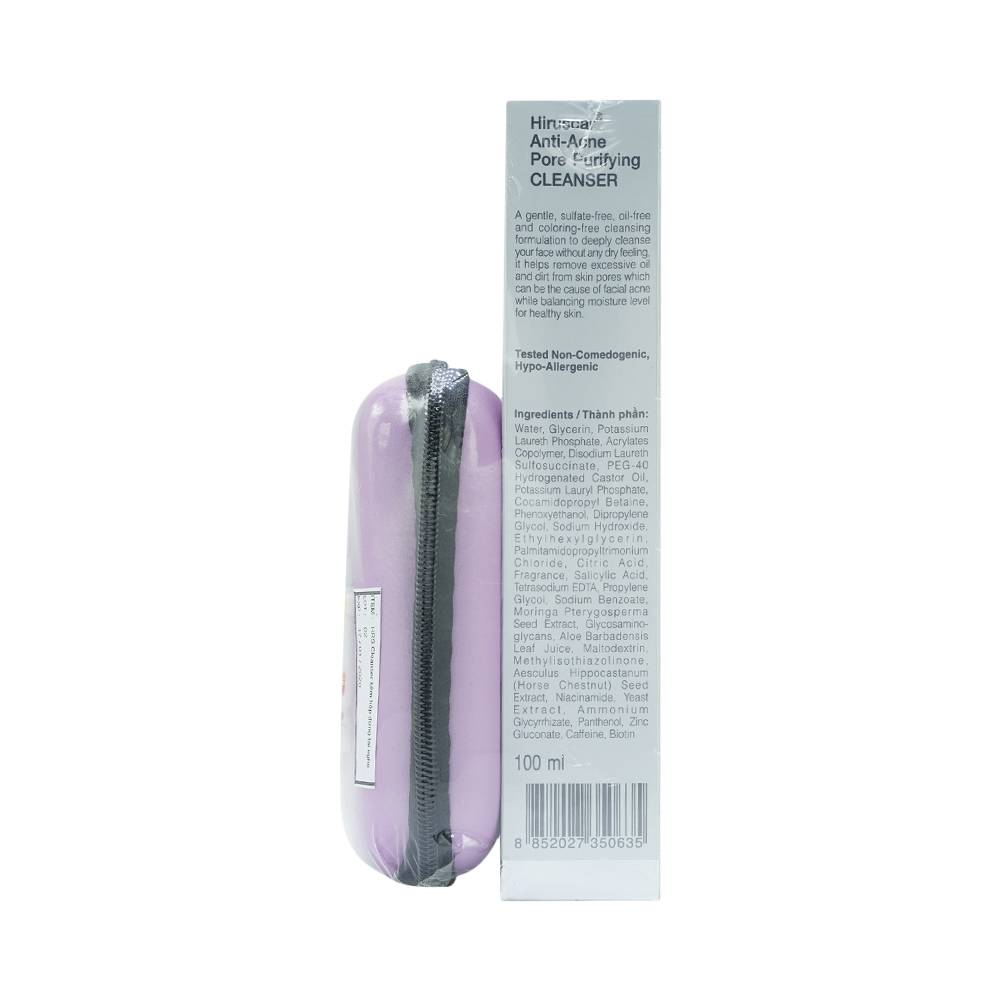 Sữa rửa mặt ngừa mụn Hiruscar Anti-Acne Dermatological Acne Skin Care Medinova (100ml)
