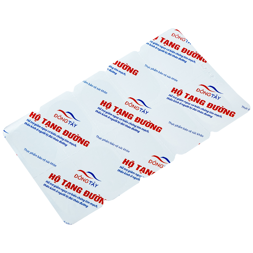 Viên uống đường huyết Hộ Tạng Đường Hồng Bàng ( 3 vỉ x 10 viên )