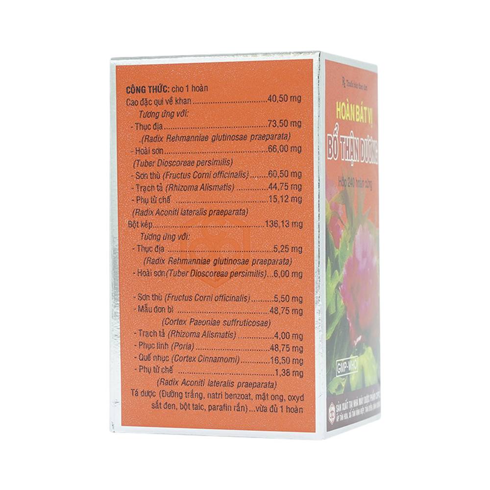 Thuốc Hoàn Bát Vị Bổ Thận Dương OPC điều trị thận dương yếu, váng đầu, ù tai (240 viên)