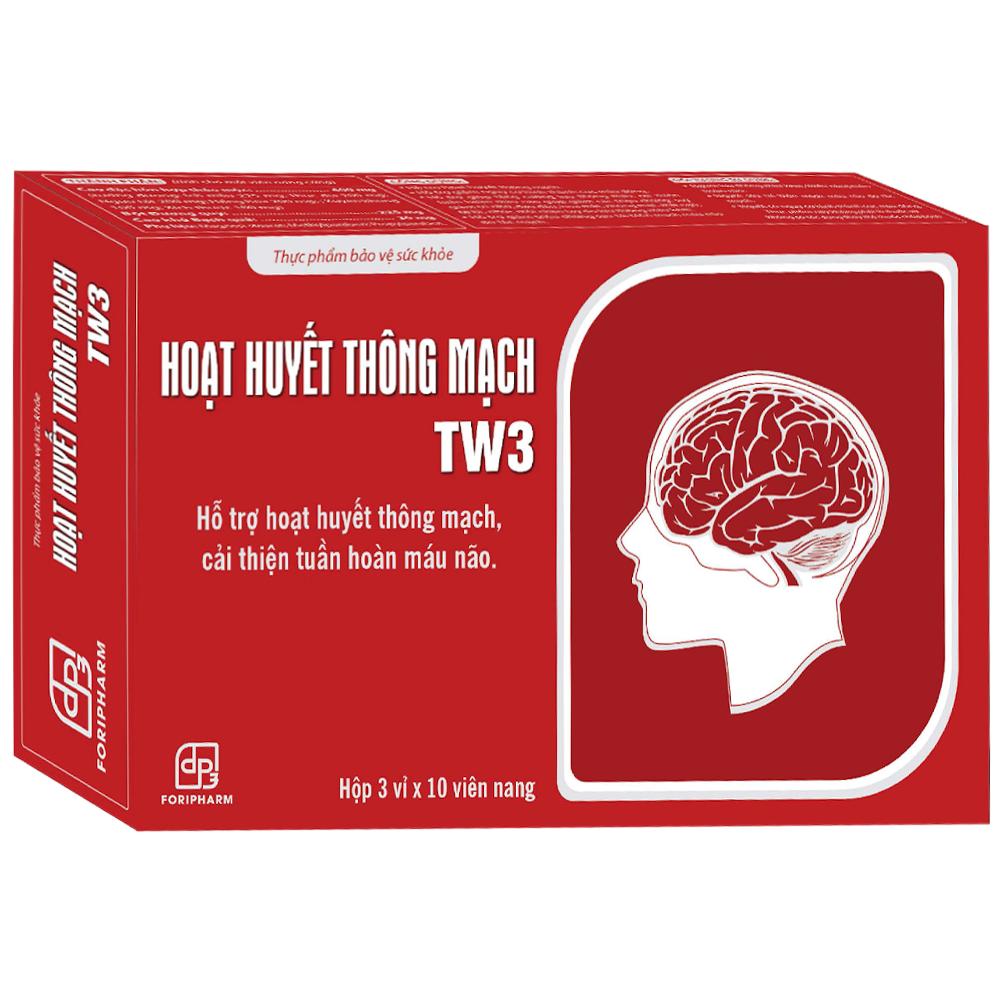 Viên Hoạt Huyết Thông Mạch TW3 (3 vỉ x 10 viên)