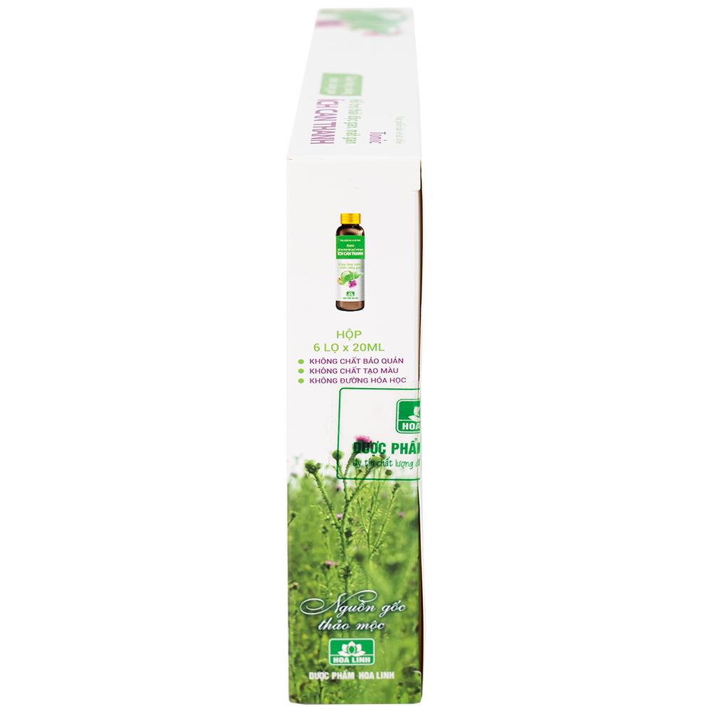 Siro hỗ trợ thải độc gan tăng cường chức năng gan Ích Can Thanh (6 lọ x 10ml)