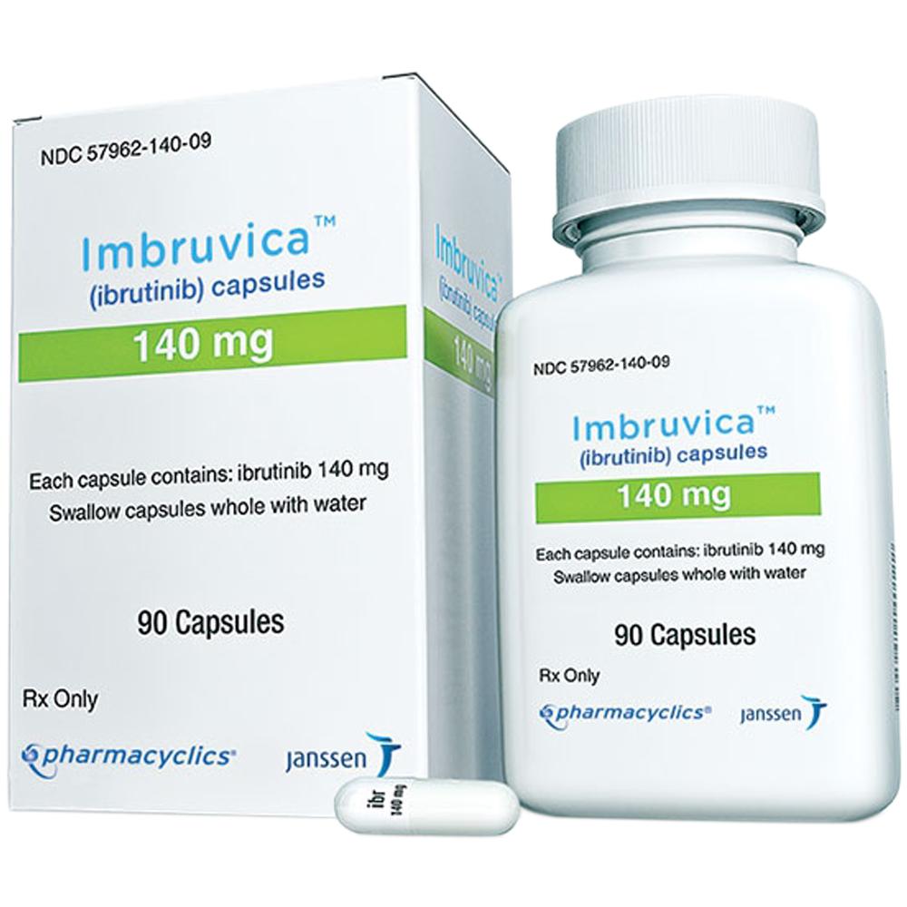 Thuốc Imbruvica 140mg Janssen điều trị u lympho tế bào vỏ, bạch cầu mạn tính dòng lympho (90 viên)