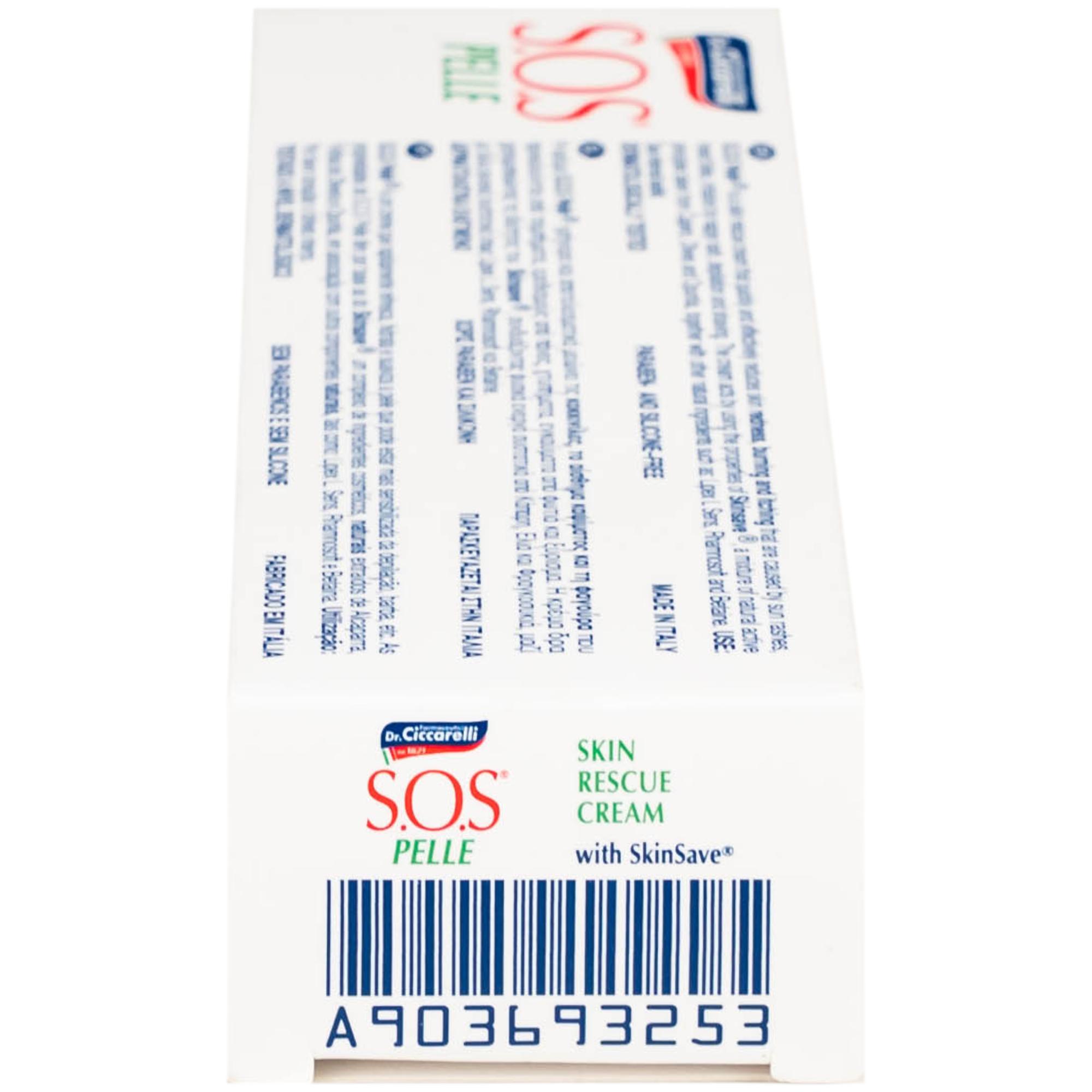 Kem bôi dịu da, giảm kích ứng Dr.Ciccarelli S.O.S Pelle Skin Rescue Cream hộp 25ml