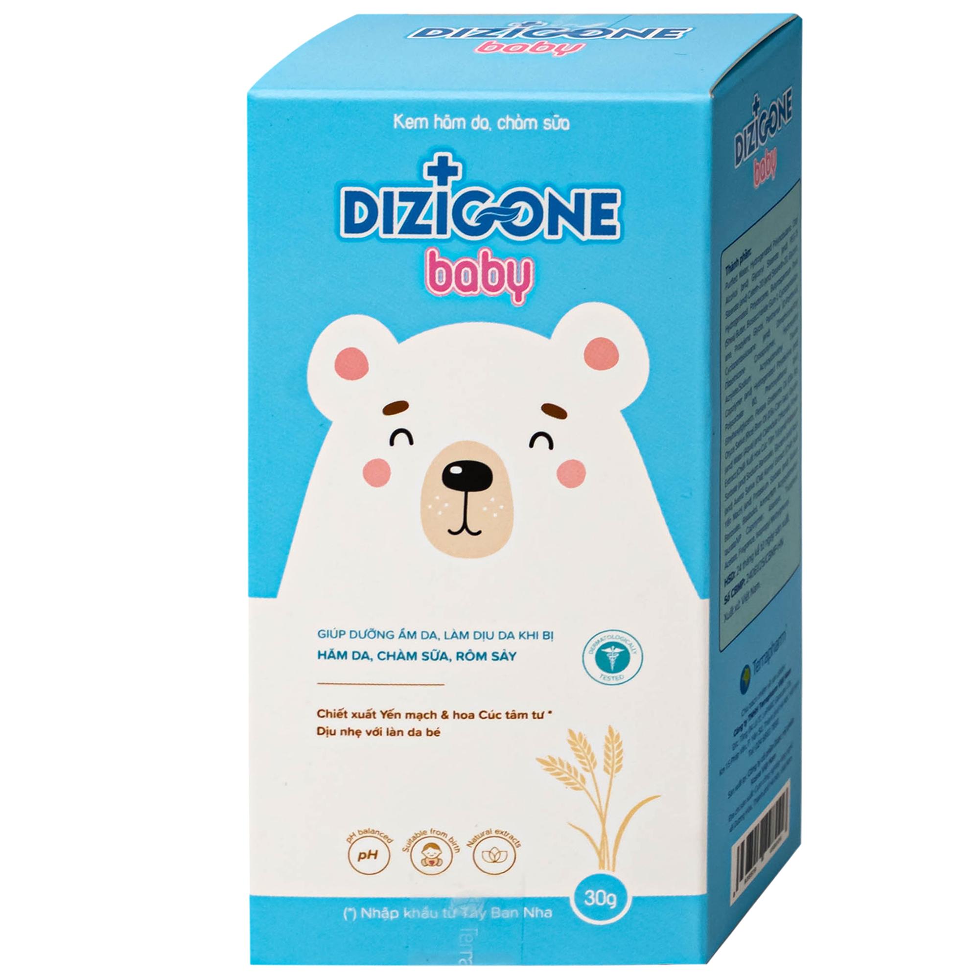 Kem bôi cho bé Dizigone Baby chống hăm tã, làm dịu mẫn ngứa (30g)