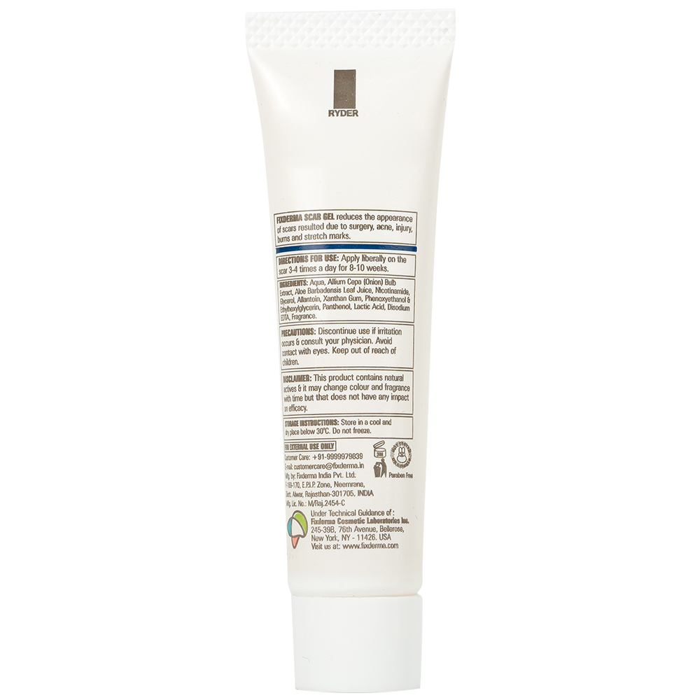 Kem bôi Fixderma Scar Gel hỗ trợ làm mờ vết sẹo, dưỡng ẩm da (7ml)