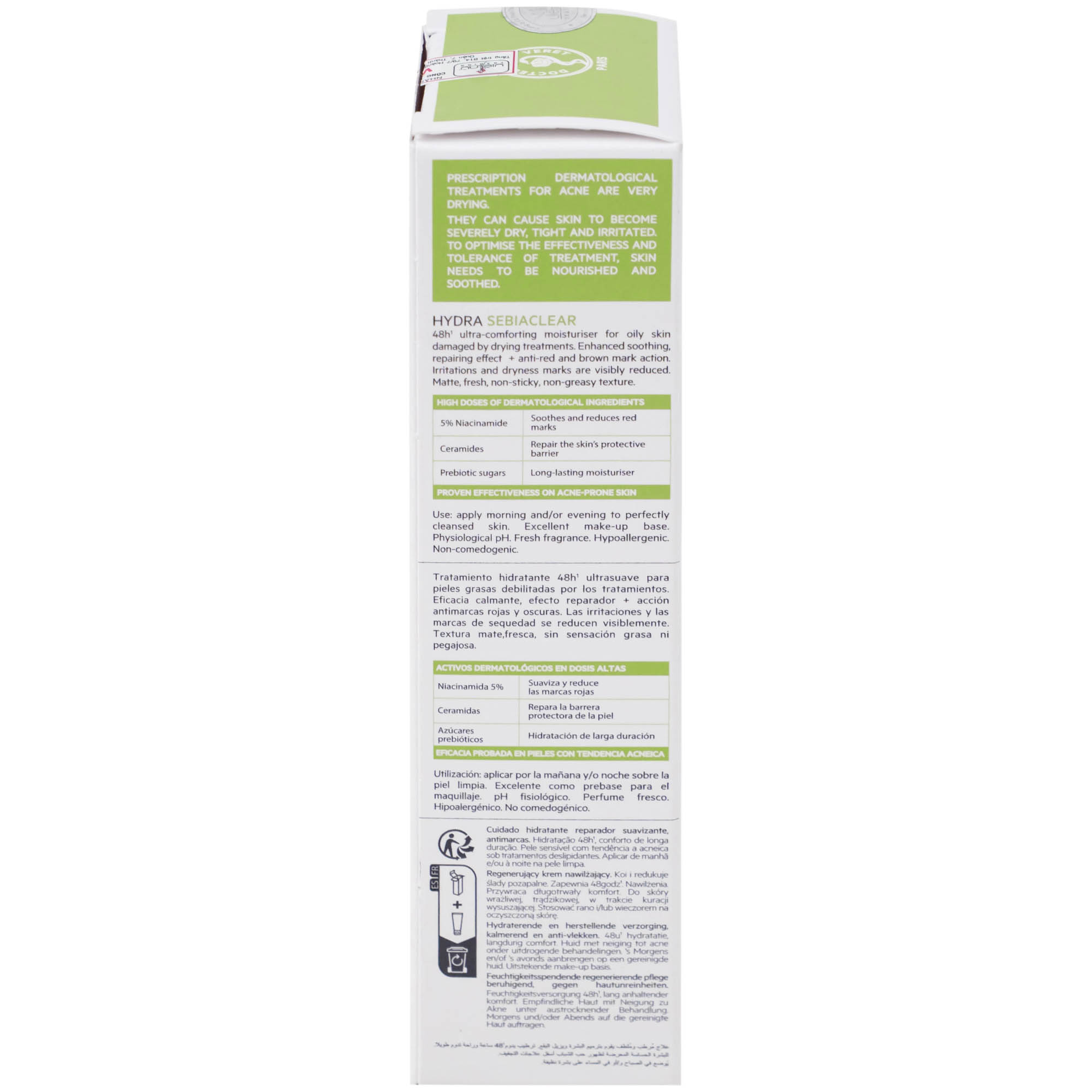 Kem bôi SVR Sebiaclear Hydra dưỡng ẩm cho da dầu mụn (40ml)