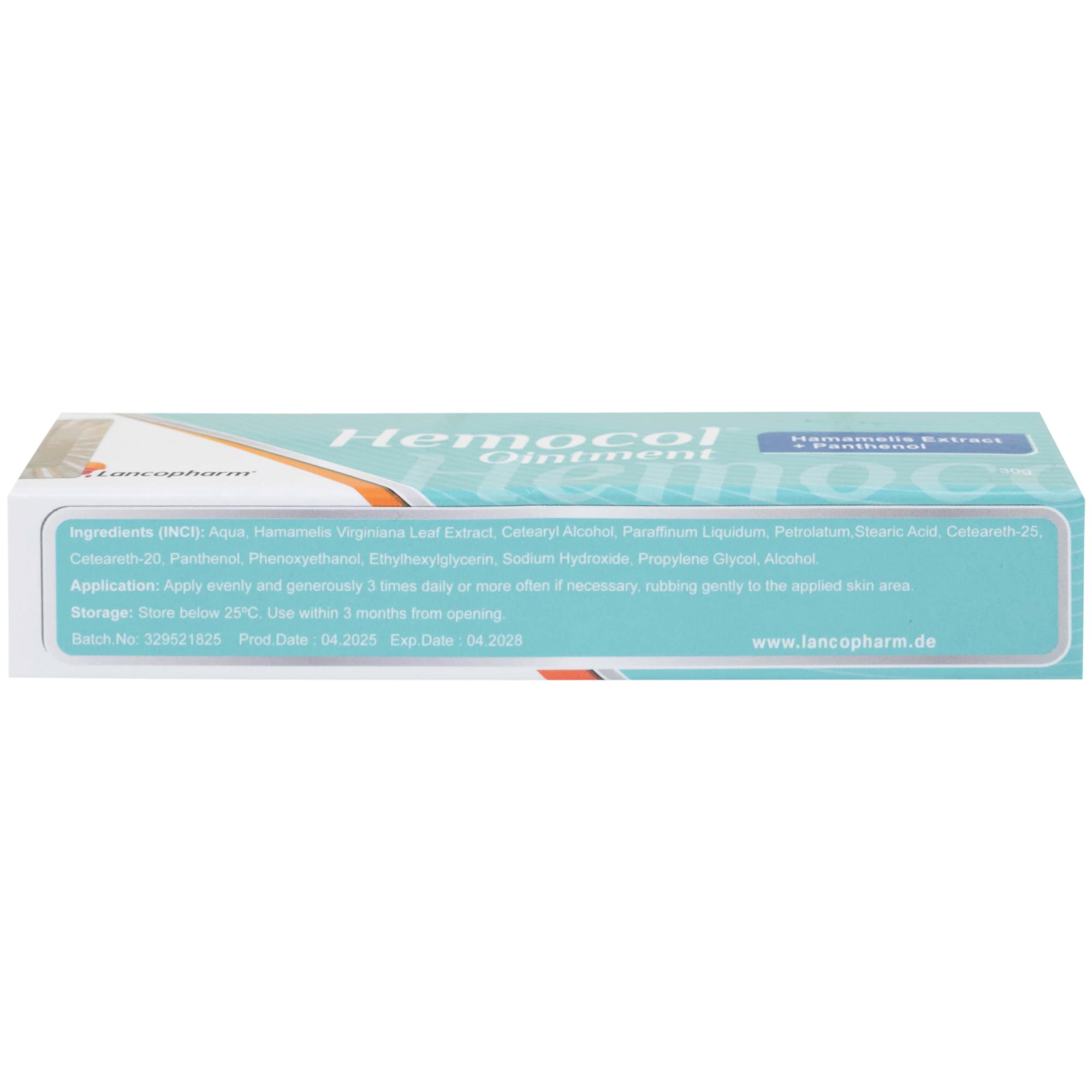 Kem bôi trĩ Hemocol Ointment Lancopharm kháng khuẩn, làm dịu (30g)