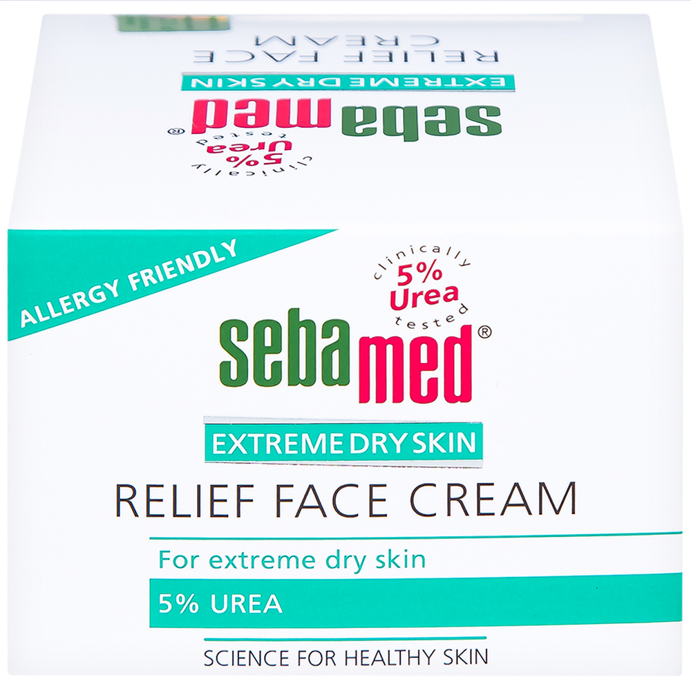 Kem bôi viêm da cơ địa Sebamed Extreme Dry Skin Relief Face Cream 5% Urea 50ml