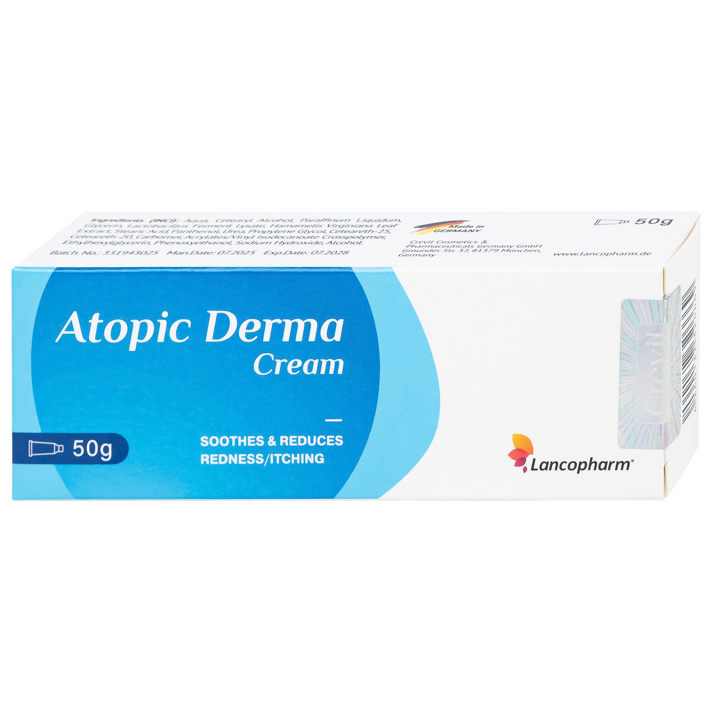 Kem bôi viêm da cơ địa Atopic Derma Cream Lancopharm 50g