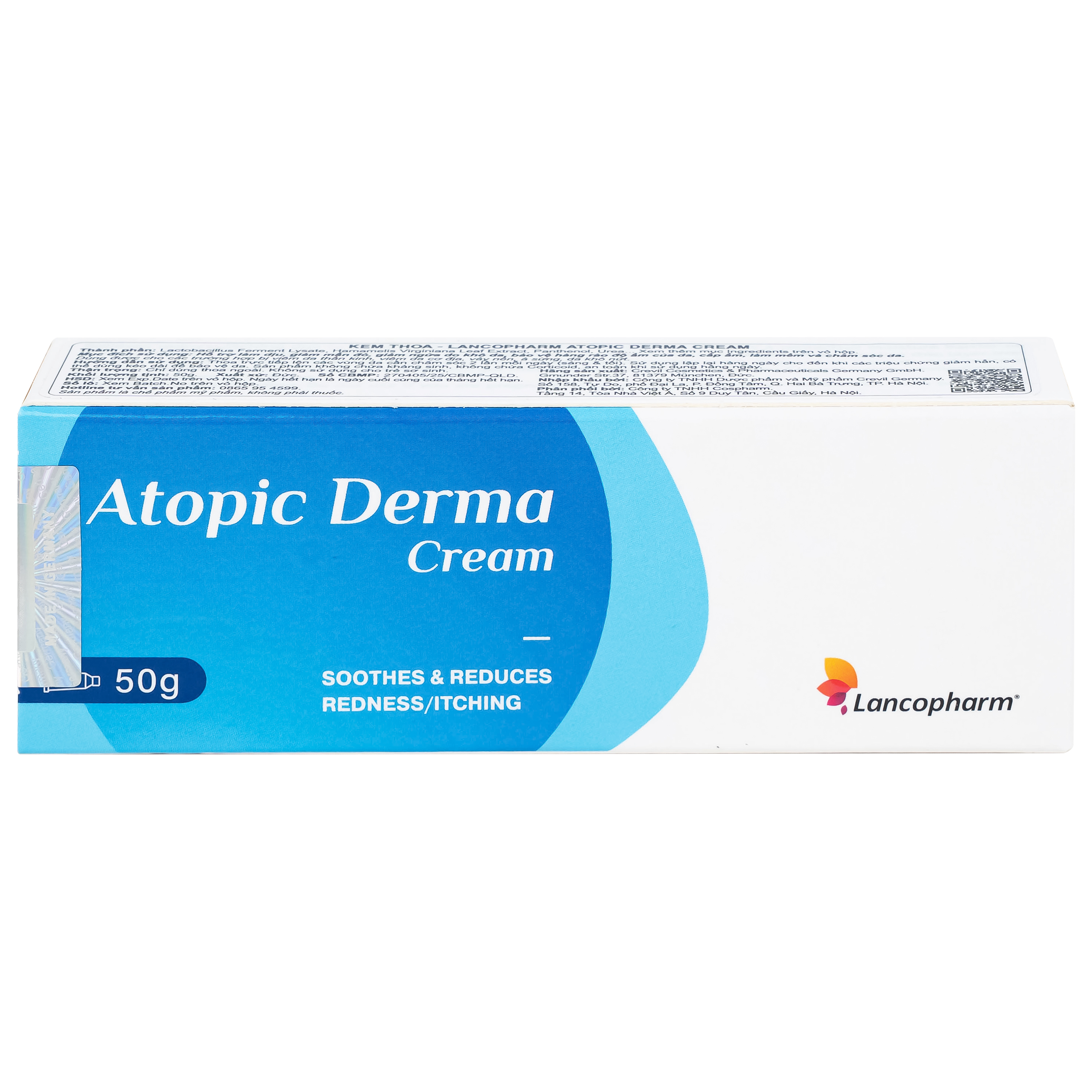 Kem bôi viêm da cơ địa Atopic Derma Cream Lancopharm 50g