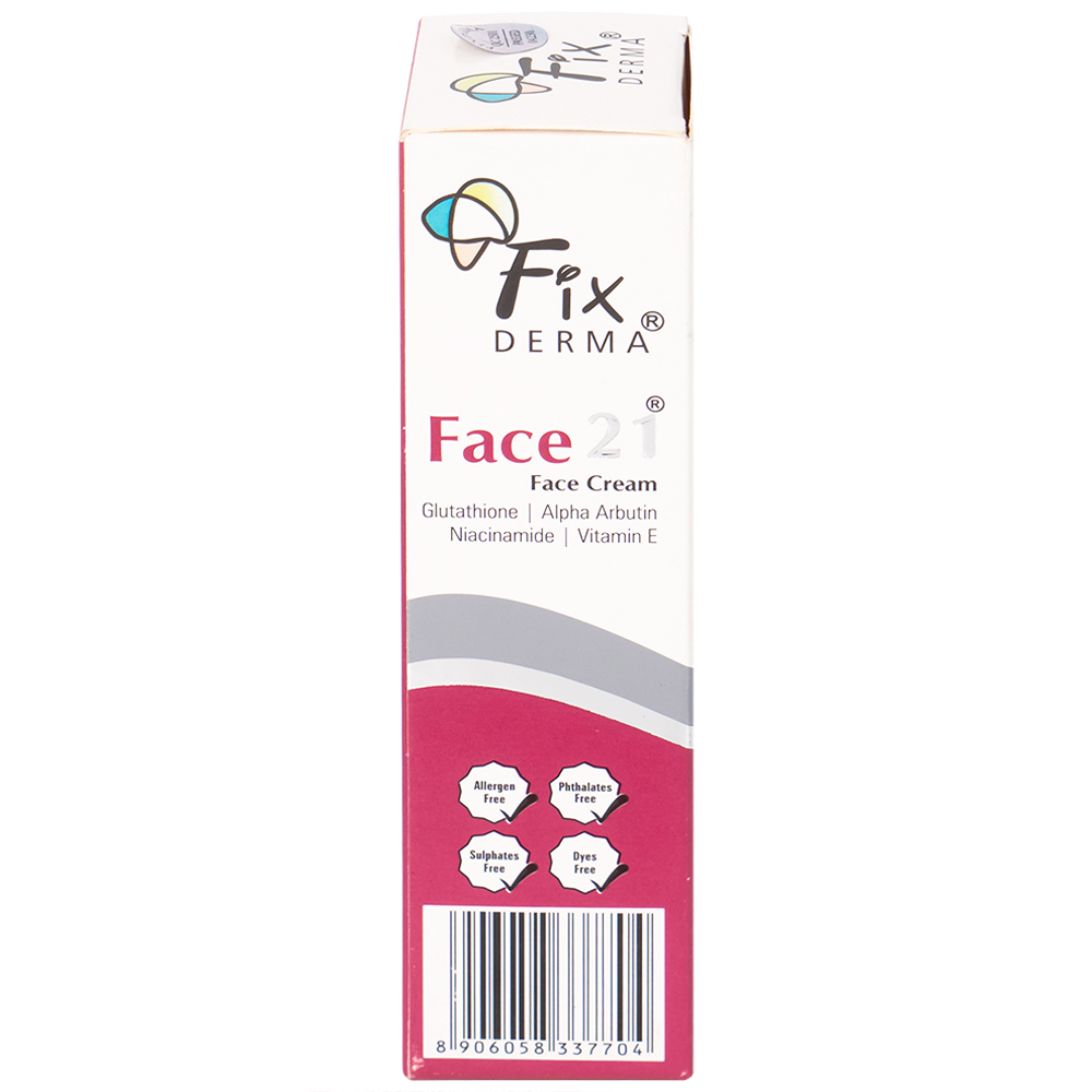 Kem dưỡng ẩm sáng da Fixderma Face21 Face Cream 50g