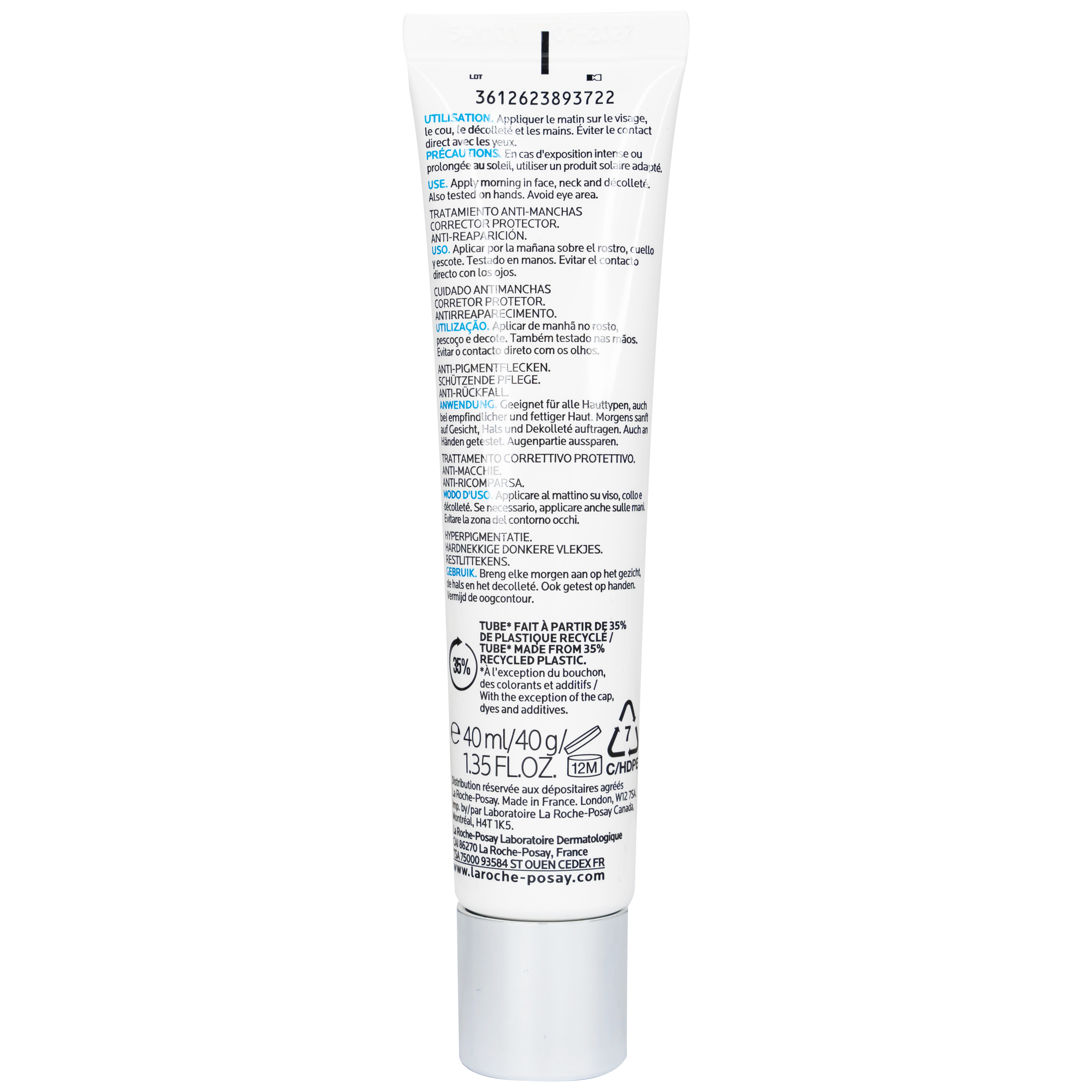 Kem dưỡng La Roche-Posay Mela B3 Cream SPF 30 dưỡng da mềm mịn, mờ thâm nám, dưỡng da sáng và đều màu 