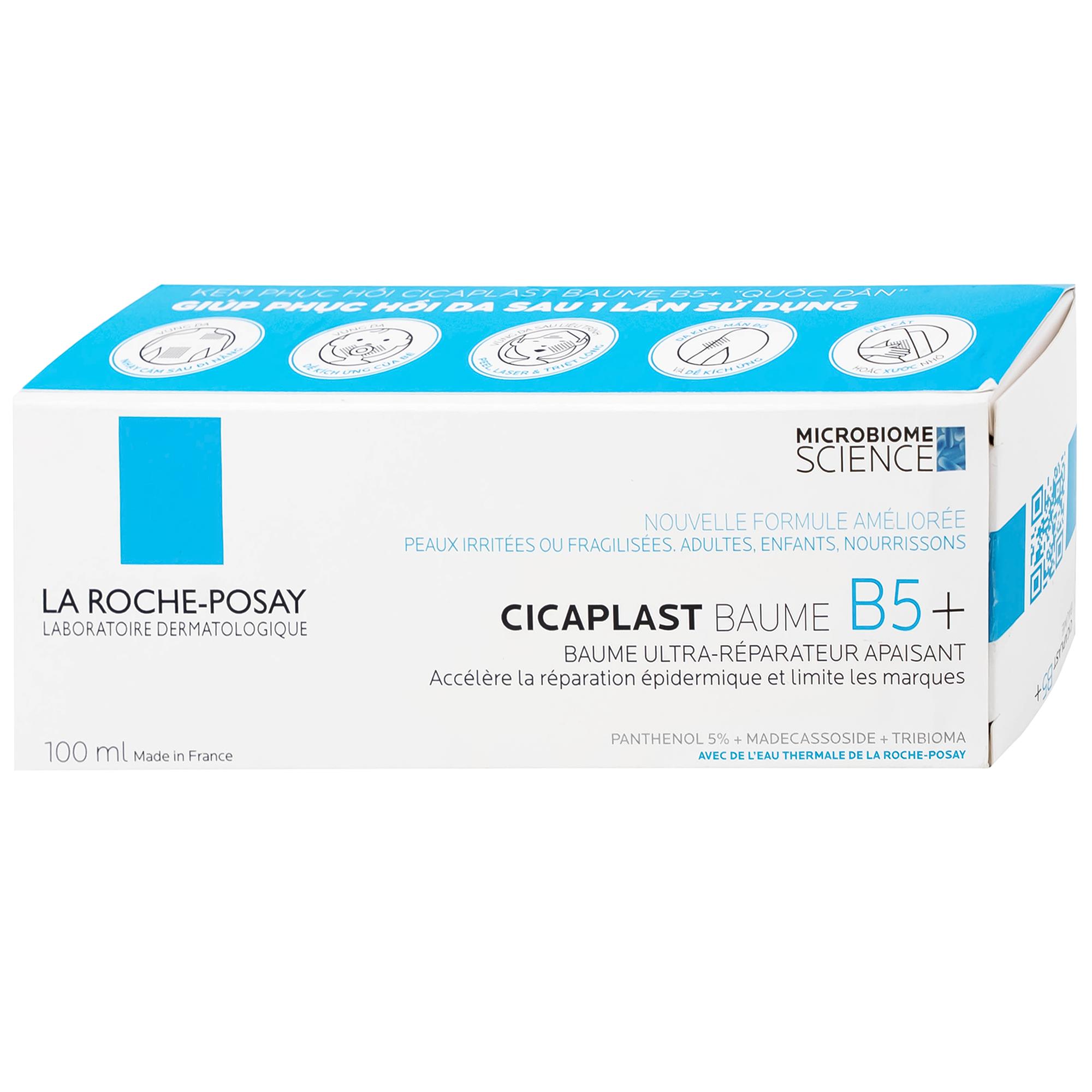 Kem bôi phục hồi và dịu da La Roche-posay Cicaplast Baume B5+ 100ml