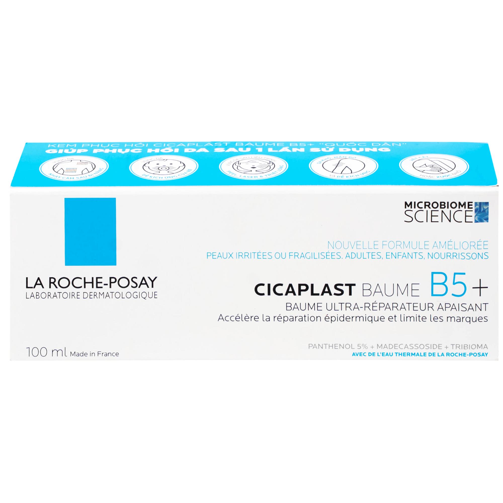 Kem bôi phục hồi và dịu da La Roche-posay Cicaplast Baume B5+ 100ml