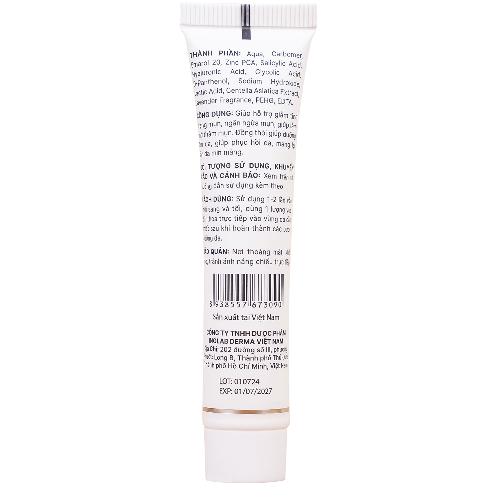 Kem bôi ngừa mụn, mờ thâm Actidem Derma 18g