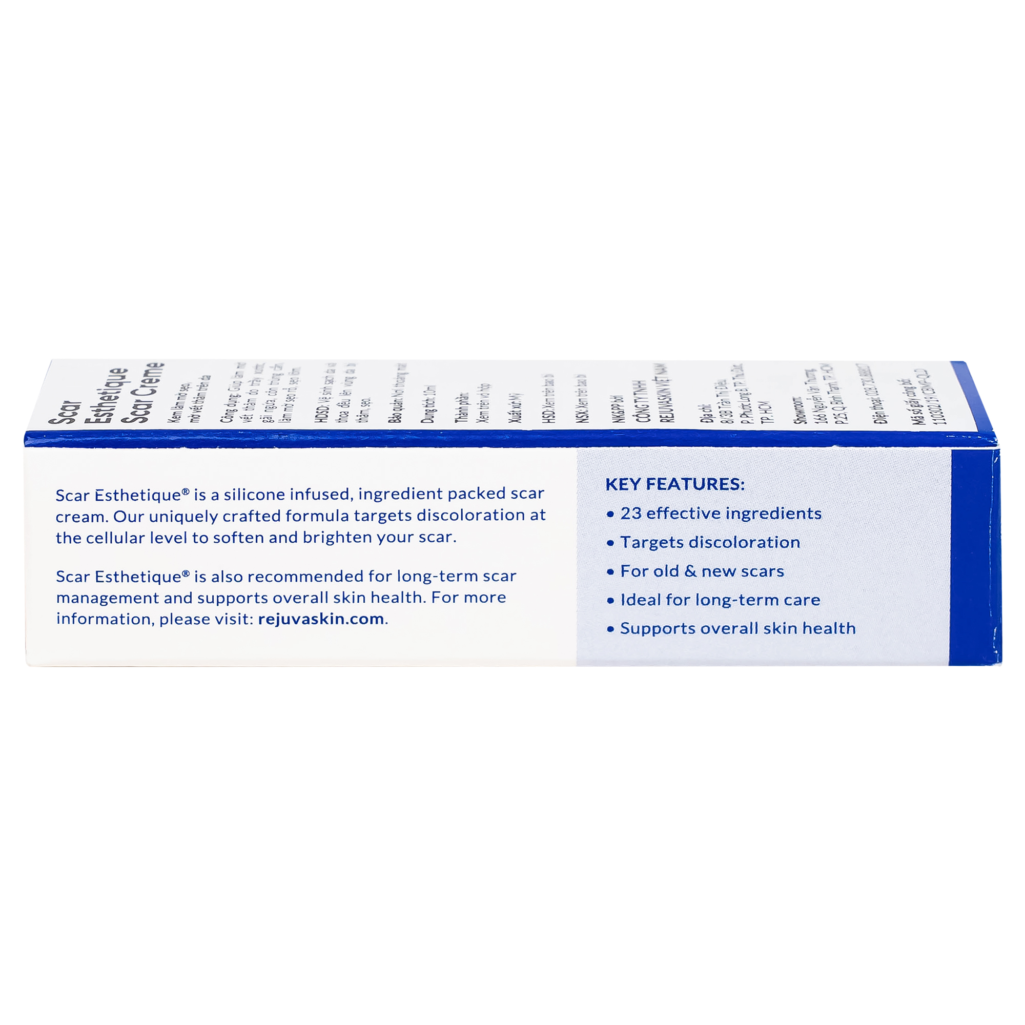 Kem bôi Rejuvaskin Scar Esthetique Silicone giúp cải thiện tình trạng sẹo (10ml)