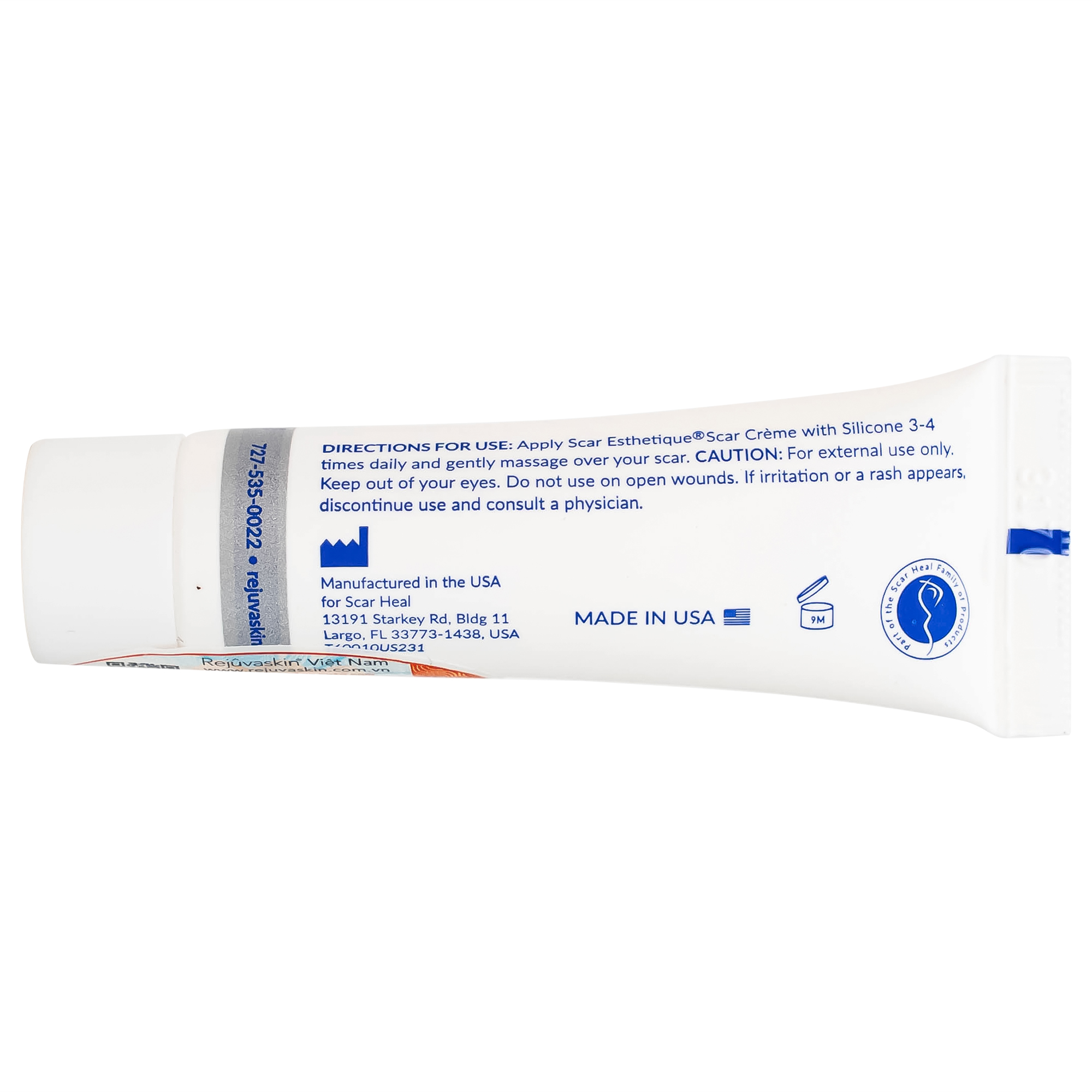 Kem bôi Rejuvaskin Scar Esthetique Silicone giúp cải thiện tình trạng sẹo (10ml)