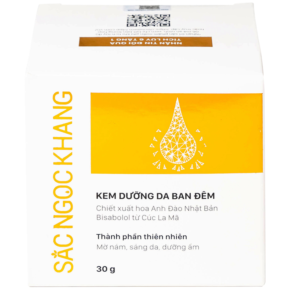 Kem bôi dưỡng da ban đêm Sắc Ngọc Khang 30g