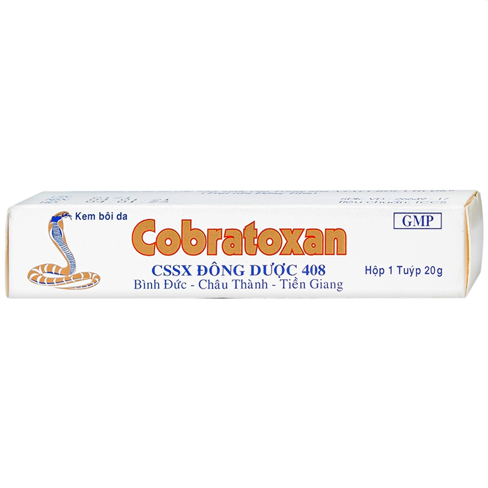 Kem xoa nọc rắn Cobratoxan 20g Đông Dược 408 tác dụng điều trị đau xương khớp (10 tuýp)