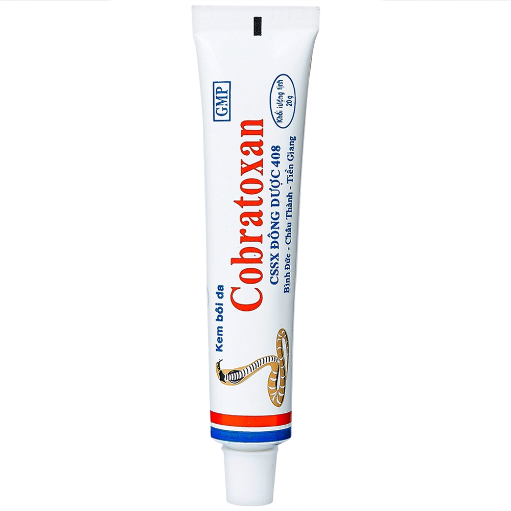 Kem xoa nọc rắn Cobratoxan 20g Đông Dược 408 tác dụng điều trị đau xương khớp (10 tuýp)