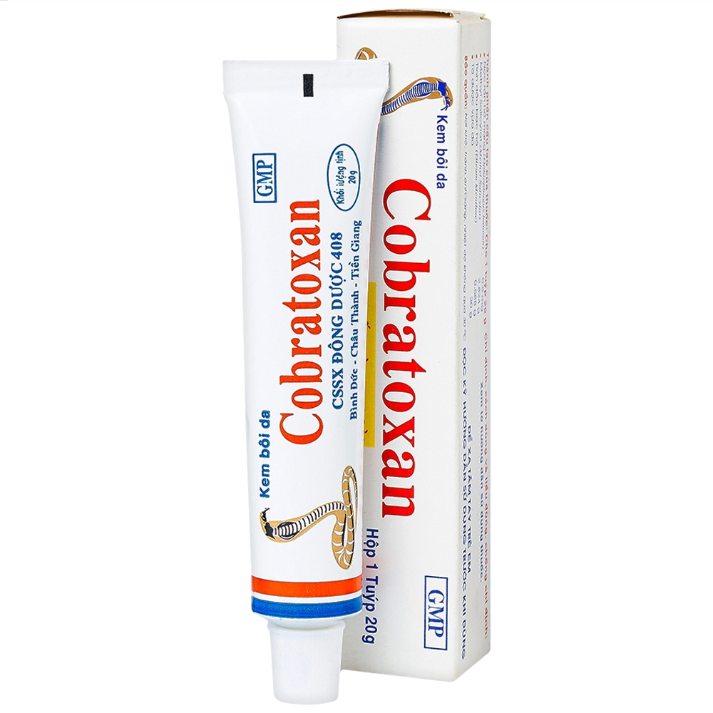 Kem xoa nọc rắn Cobratoxan 20g Đông Dược 408 tác dụng điều trị đau xương khớp (10 tuýp)