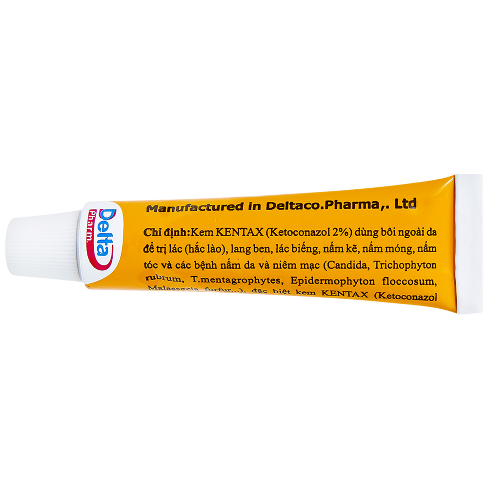 Kem bôi da Kentax Detapharm điều trị lác, lang ben, lác biếng, nấm kẽ (5g)