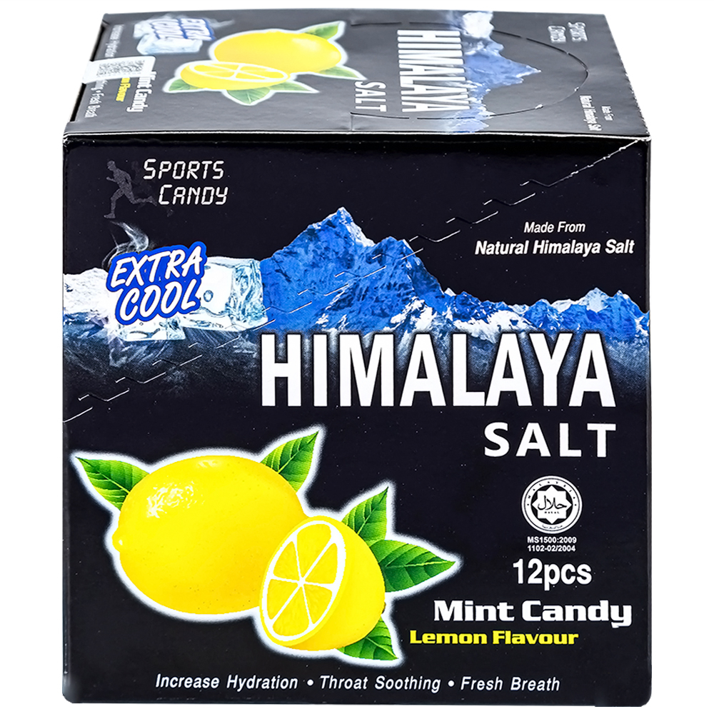 Kẹo Chanh Muối Vị Bạc Hà Himalaya (12 gói x 15g)