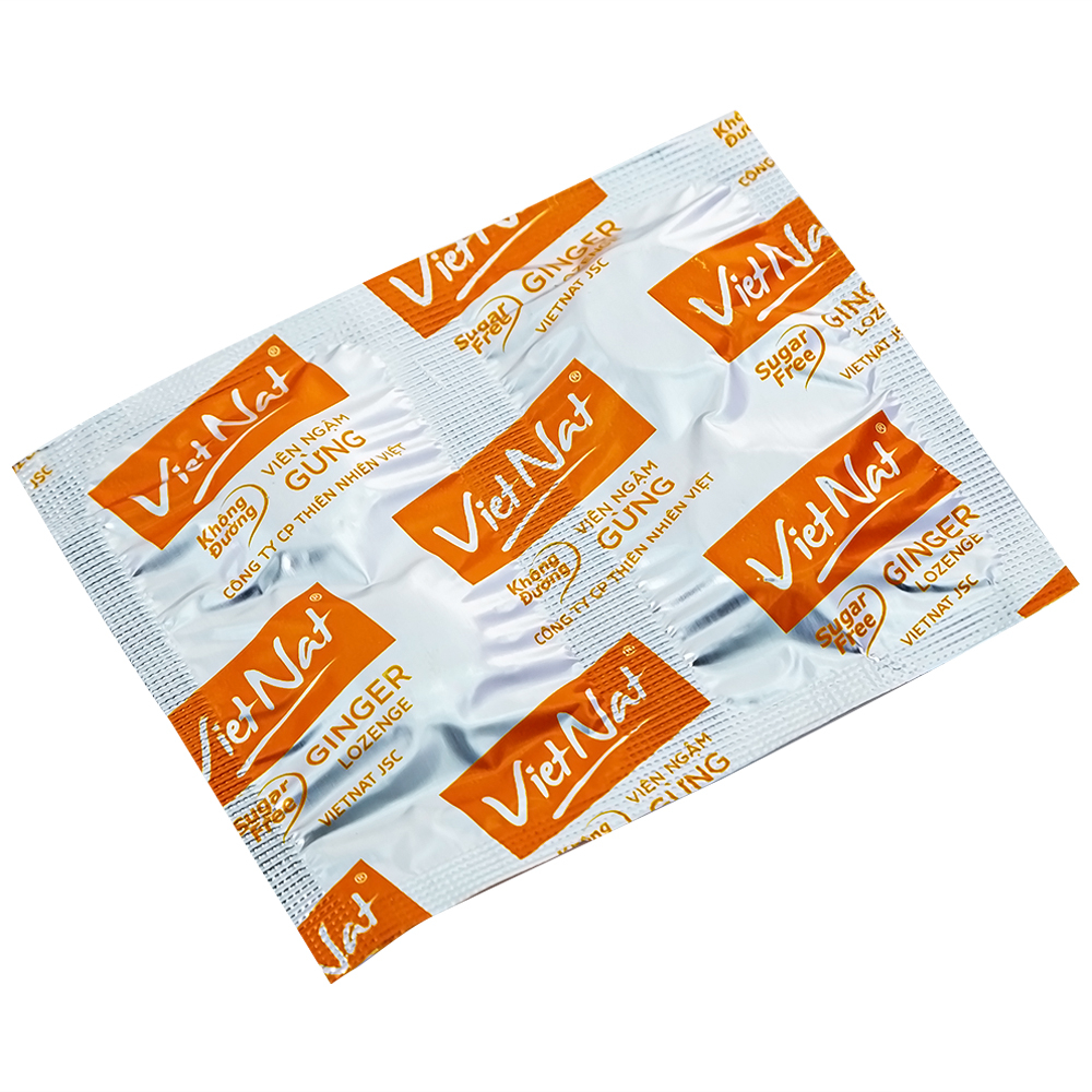 Kẹo Ngậm Ho Vị Gừng Vietnat (20 viên)