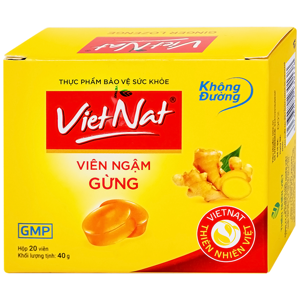Kẹo Ngậm Ho Vị Gừng Vietnat (20 viên)