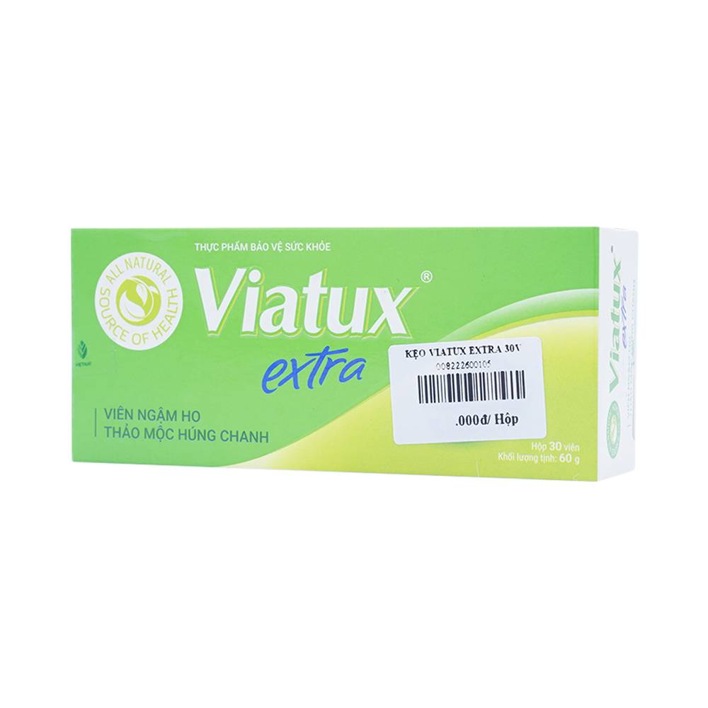 Kẹo Ngậm Ho Viatux Extra (30 viên)