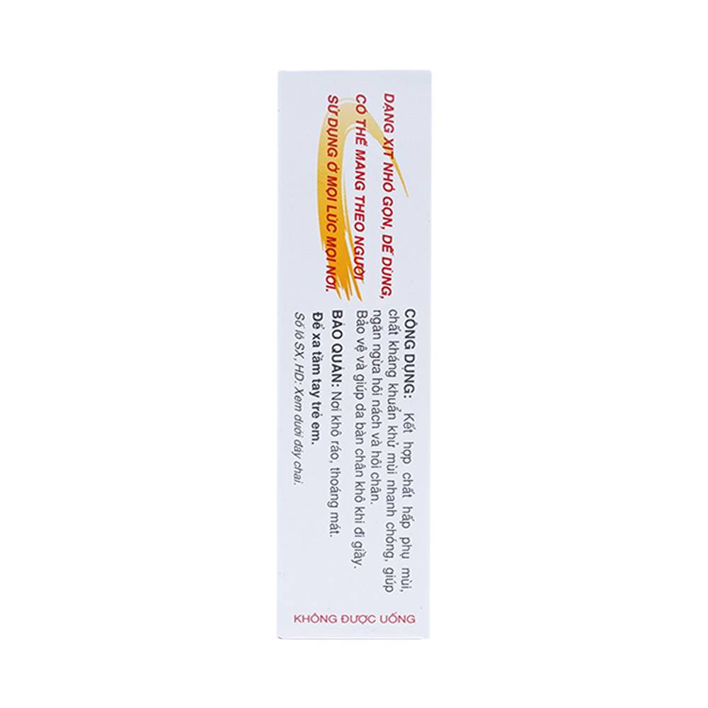Xịt khử mùi Zuchi Hoa Linh ngăn ngừa hôi nách, hôi chân (20ml)