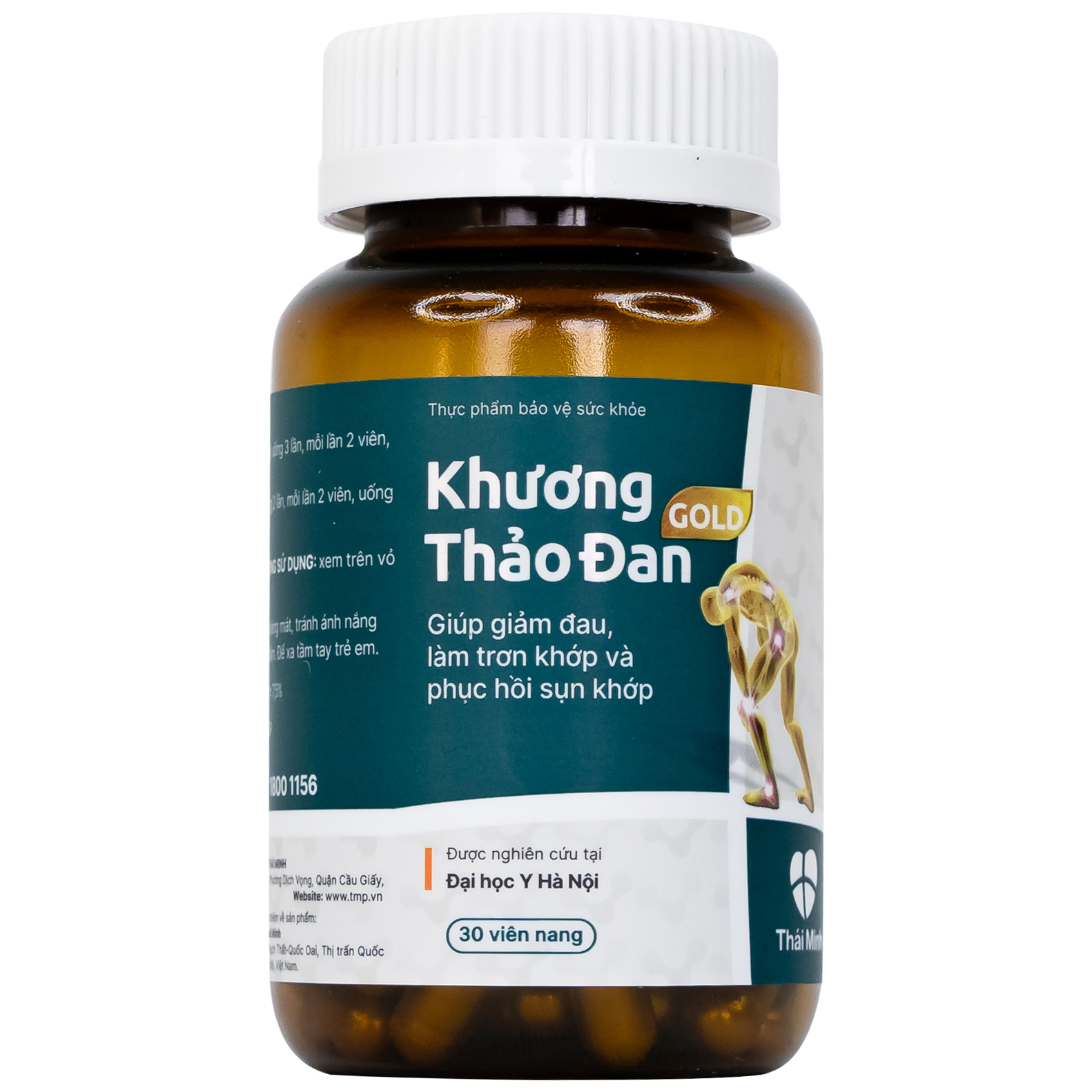 Viên làm trơn khớp và phục hồi sụn khớp Khương Thảo Đan Gold (30 viên)