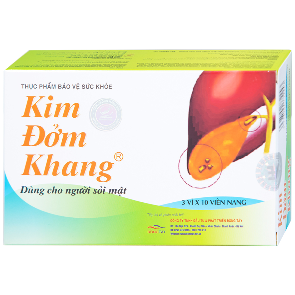 Viên uống hỗ trợ sỏi mật Kim Đởm Khang Hồng Bàng (3 vỉ x 10 viên)