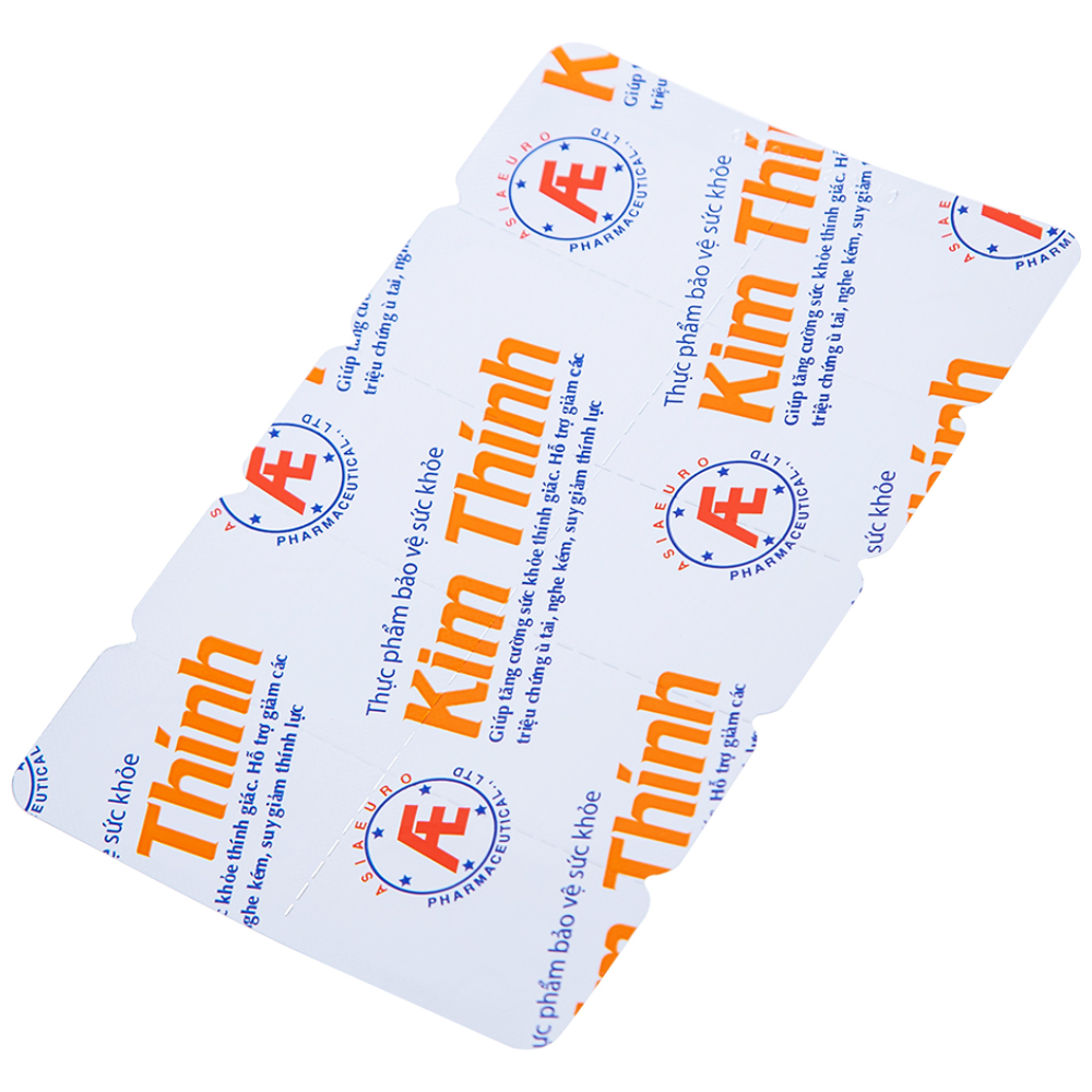 Viên uống hỗ trợ thính giác Kim Thính Á Âu (3 vỉ x 10 viên)