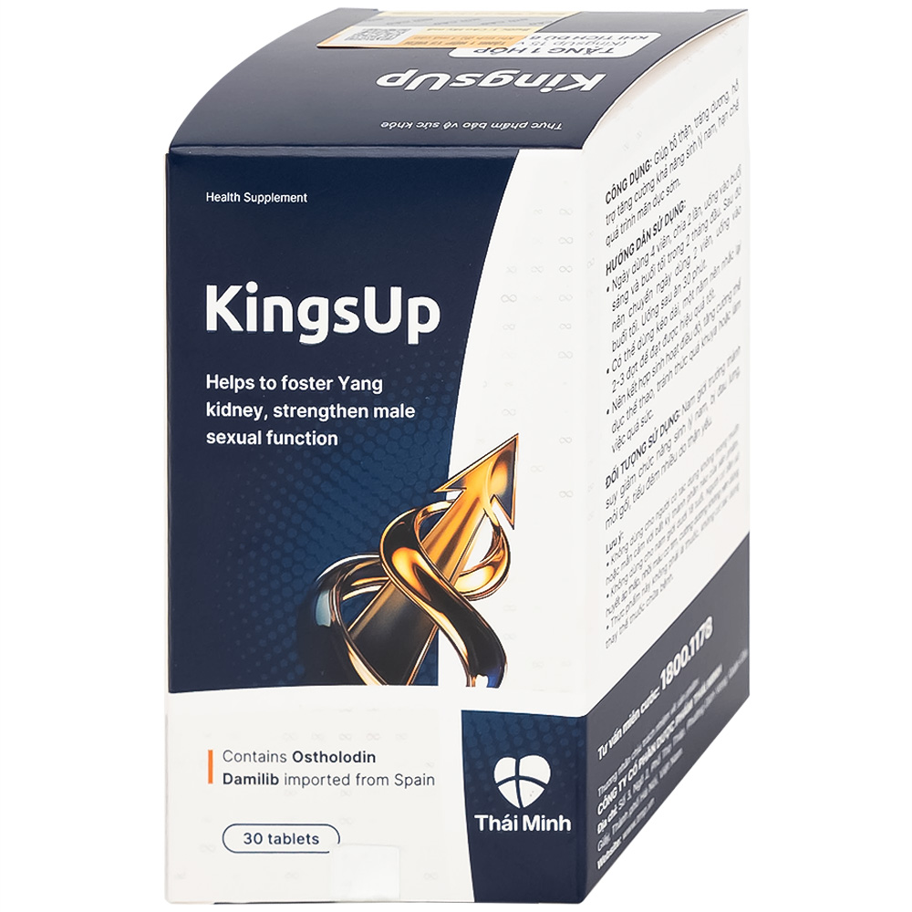 Viên uống hỗ trợ tăng cường sinh lý KingsUp Thái Minh (30 viên)
