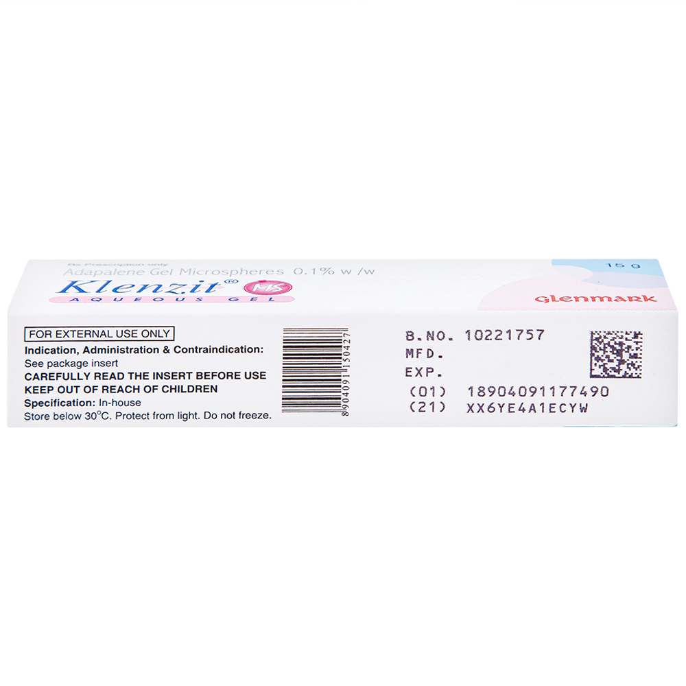 Gel bôi da Klenzit MS điều trị mụn trứng cá (15g)
