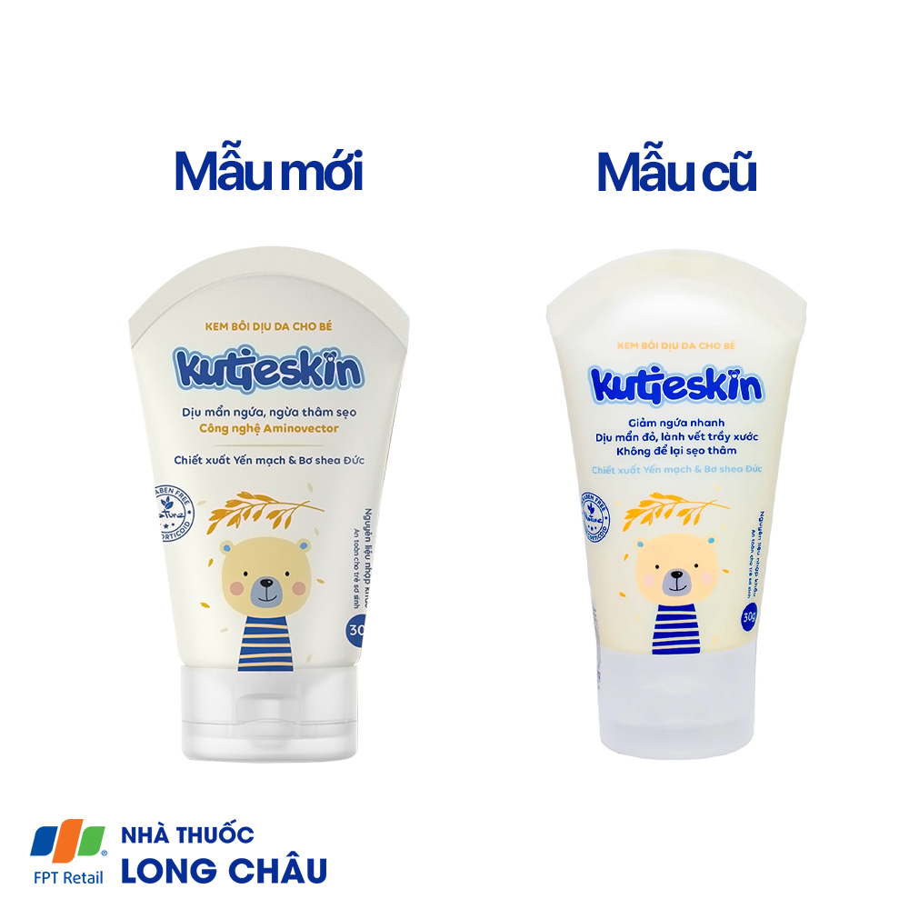 Kem bôi cho bé Kutieskin giúp dịu da, giảm kích ứng (30g)