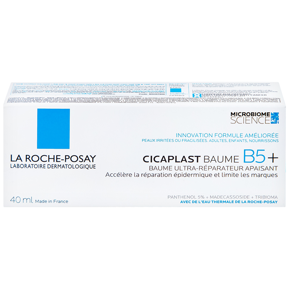 Kem bôi phục hồi và dịu da La Roche-posay Cicaplast Baume B5+ 40ml