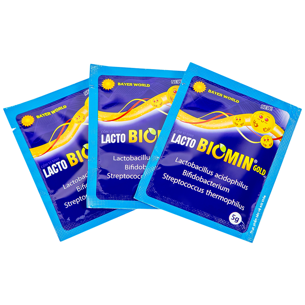 Cốm vi sinh bổ sung lợi khuẩn đường ruột Lacto Biomin Gold (20 gói x 5g)