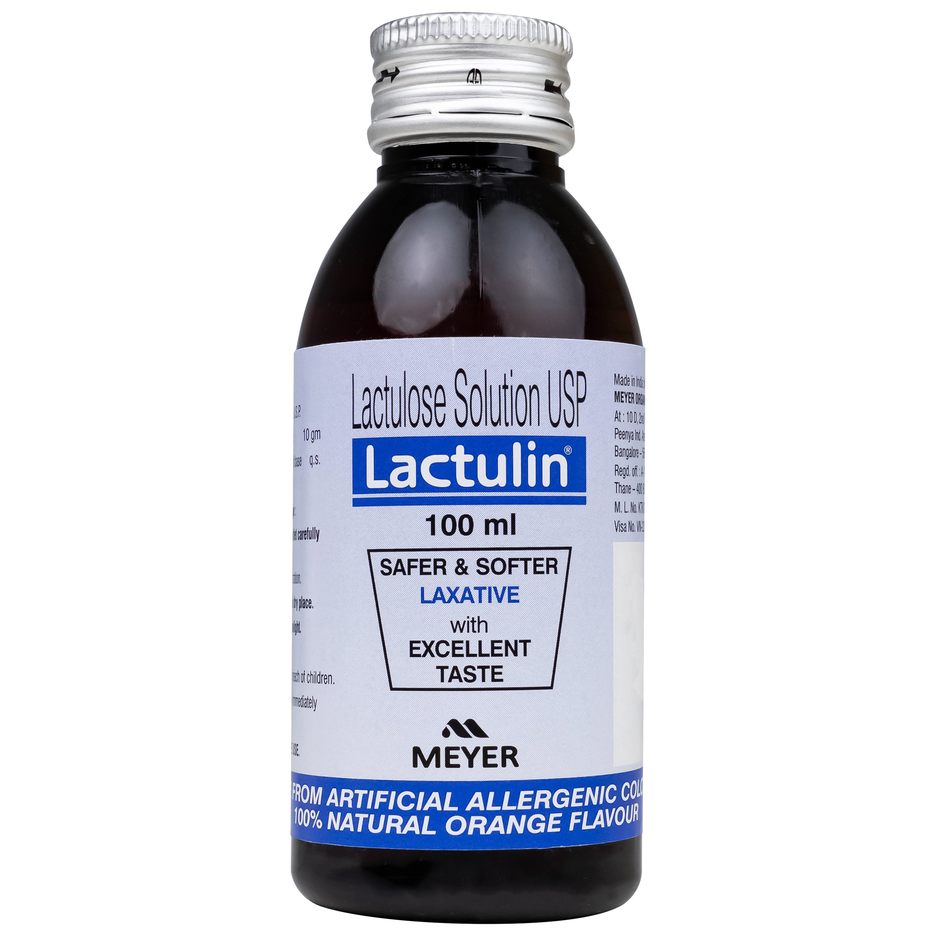 Thuốc Lactulin 10g Meyer giúp dự phòng và điều trị bệnh não do gan, táo bón mạn tính (100ml)