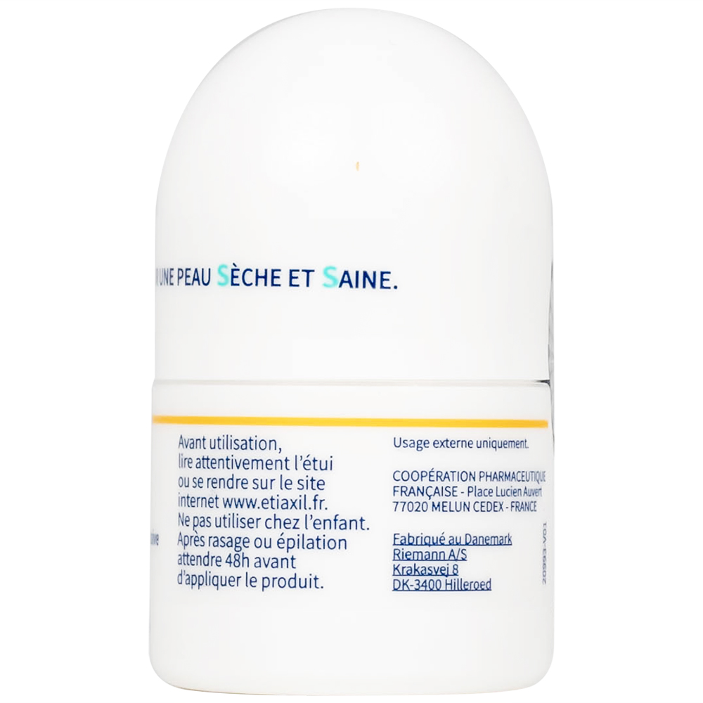 Lăn khử mùi cơ thể Etiaxil Detranspirant Aisselles Peaux Sensibles dành cho da nhạy cảm (15ml)