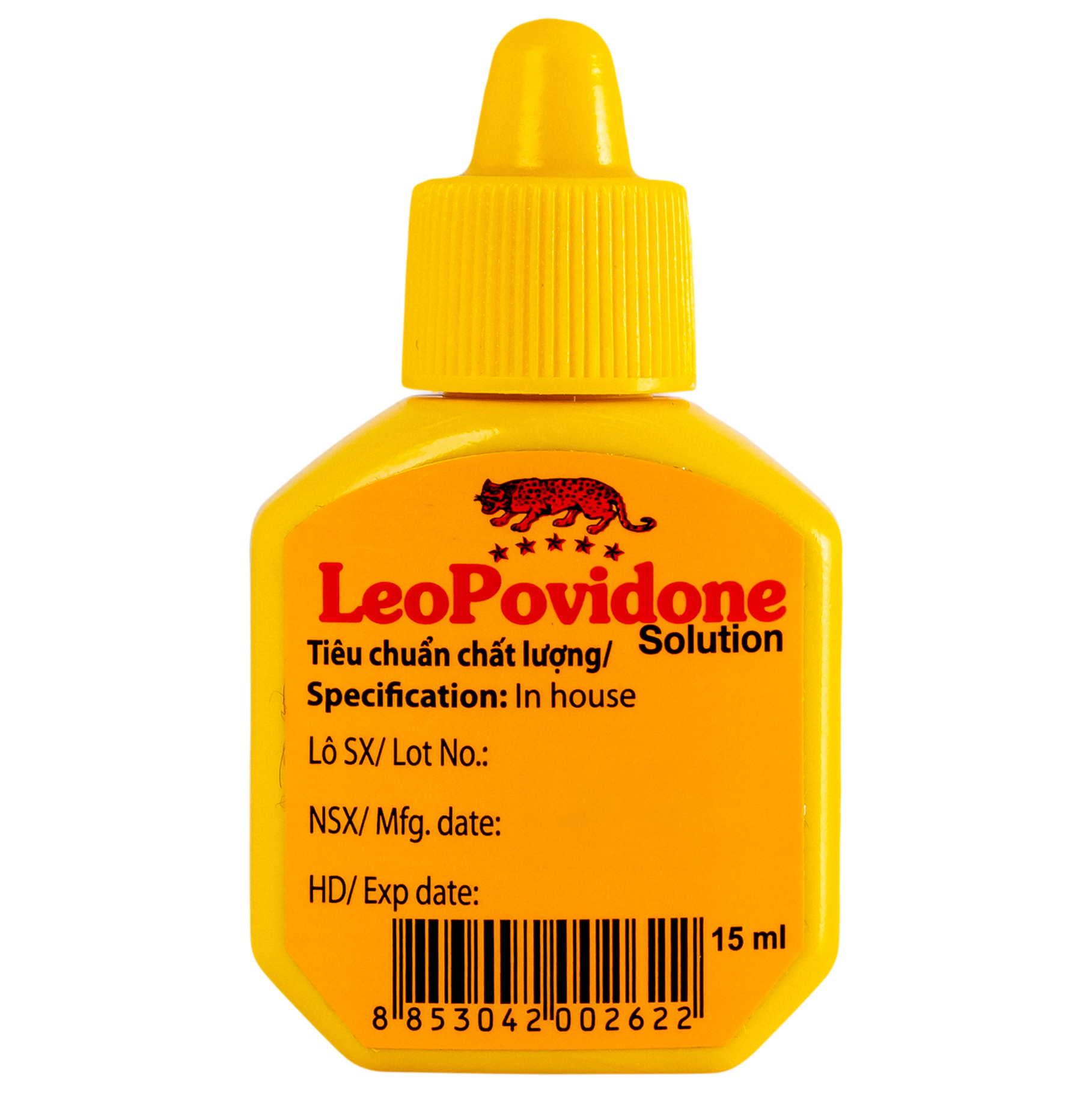Dung dịch LeoPovidone 10% điều trị các vết thương và ngăn ngừa nhiễm khuẩn (15ml) 