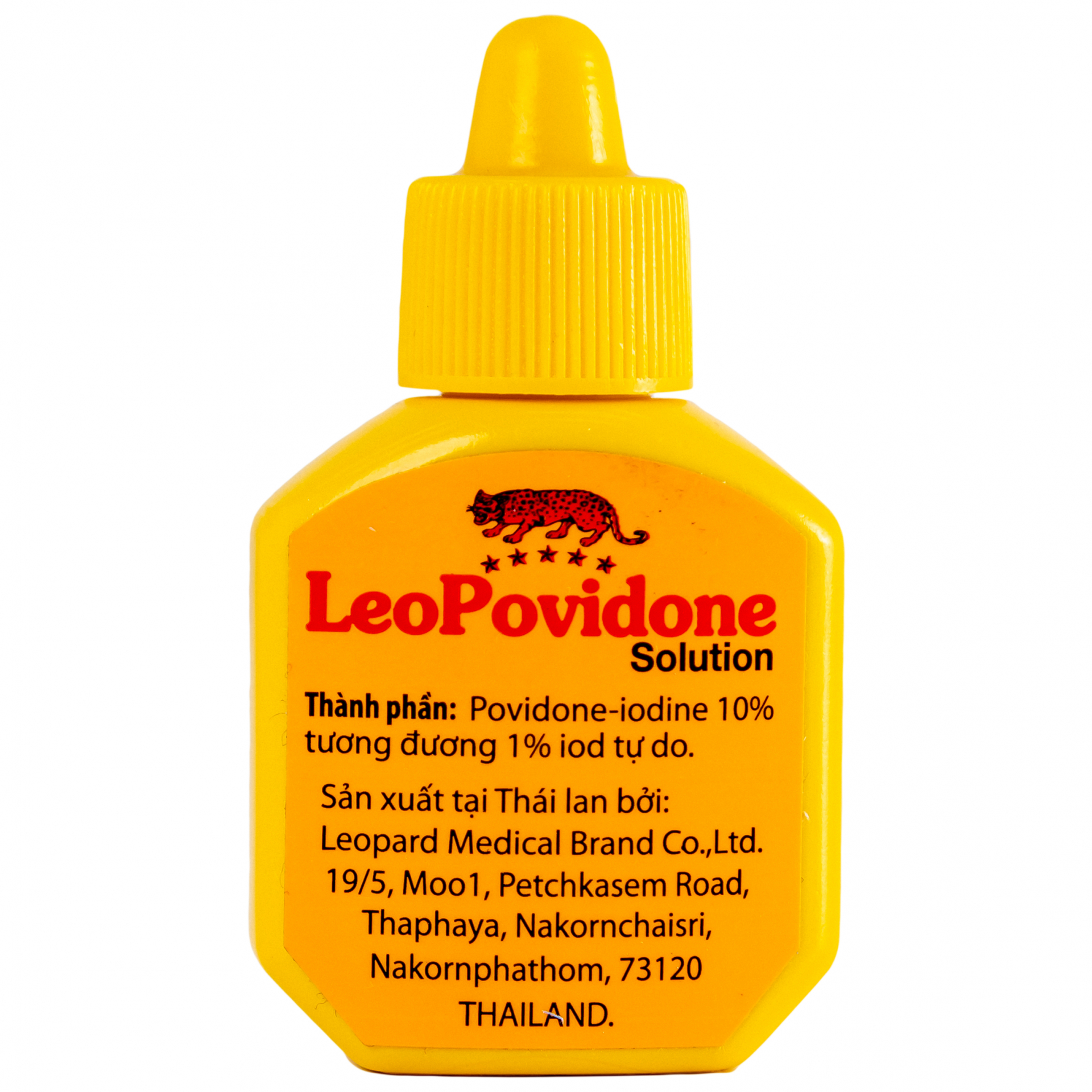 Dung dịch LeoPovidone 10% điều trị các vết thương và ngăn ngừa nhiễm khuẩn (15ml) 