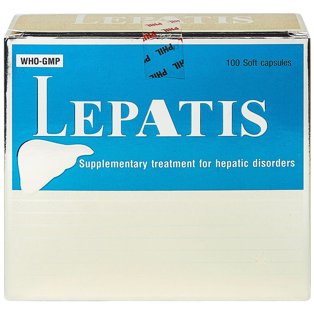 Viên nang mềm Lepatis Phil Inter hỗ trợ điều trị rối loạn chức năng gan (20 vỉ x 5 viên)