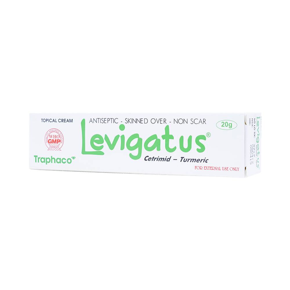Kem bôi da Levigatus Traphaco điều trị mụn trứng cá, mụn mủ, vết thương nông, trầy da (20g)