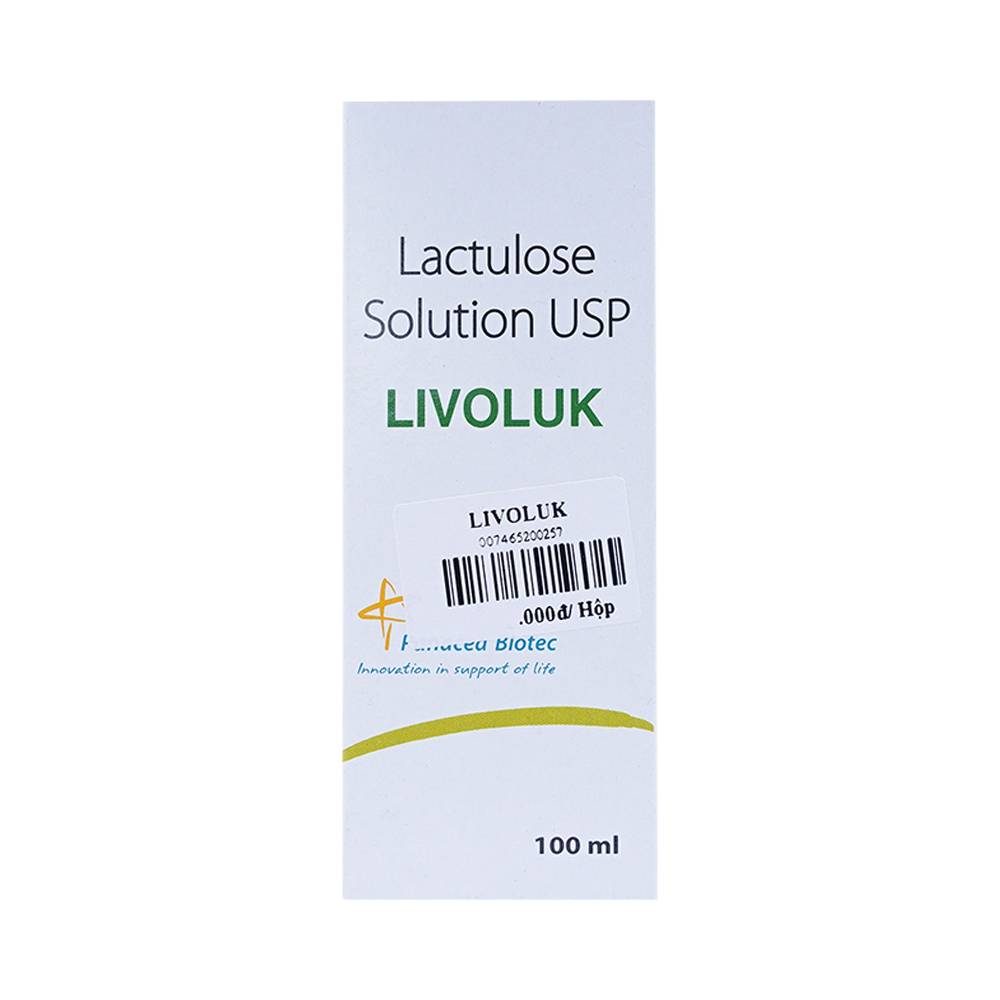Thuốc Livoluk Pancea Biotec điều trị táo bón, phòng ngừa bệnh não go gan (100 ml)