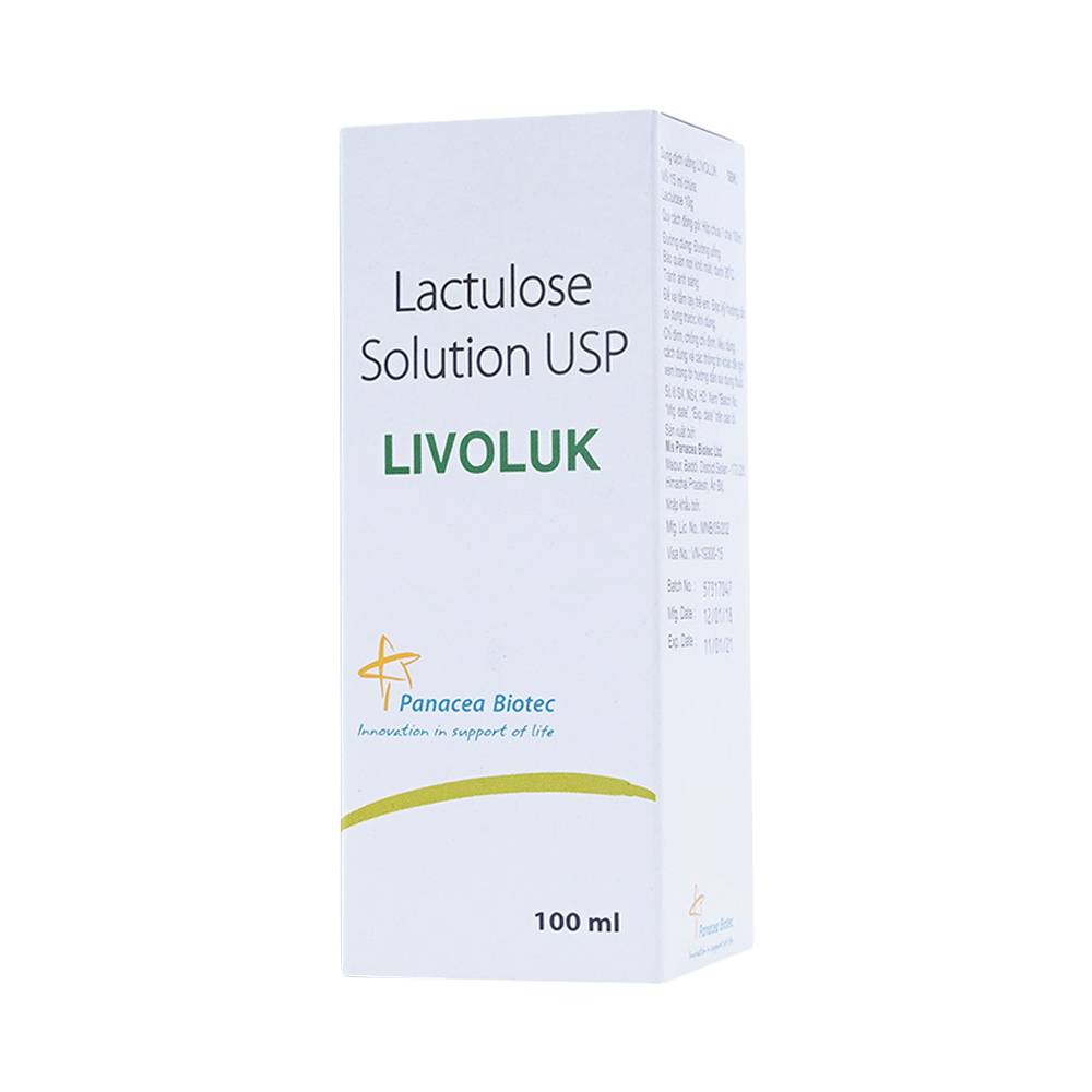 Thuốc Livoluk Pancea Biotec điều trị táo bón, phòng ngừa bệnh não go gan (100 ml)