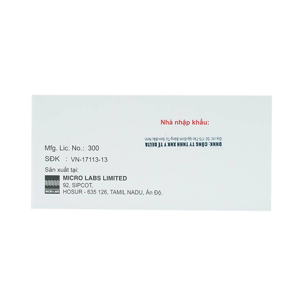 Viên nén Livorax-4 Micro giảm đau và chống viêm xương khớp (10 vỉ x 10 viên)
