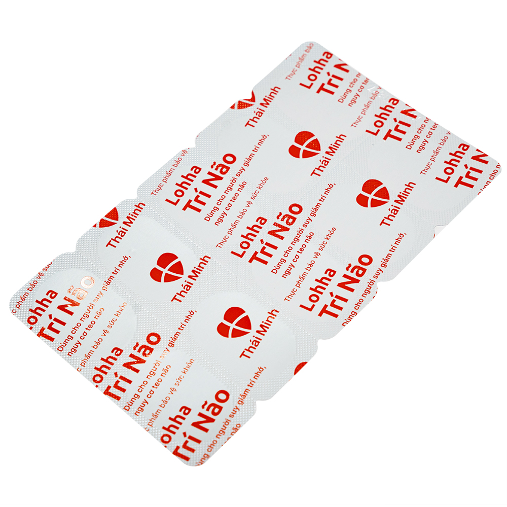 Viên uống hỗ trợ suy giảm trí tuệ Lohha Trí Não (3 vỉ x 10 viên)