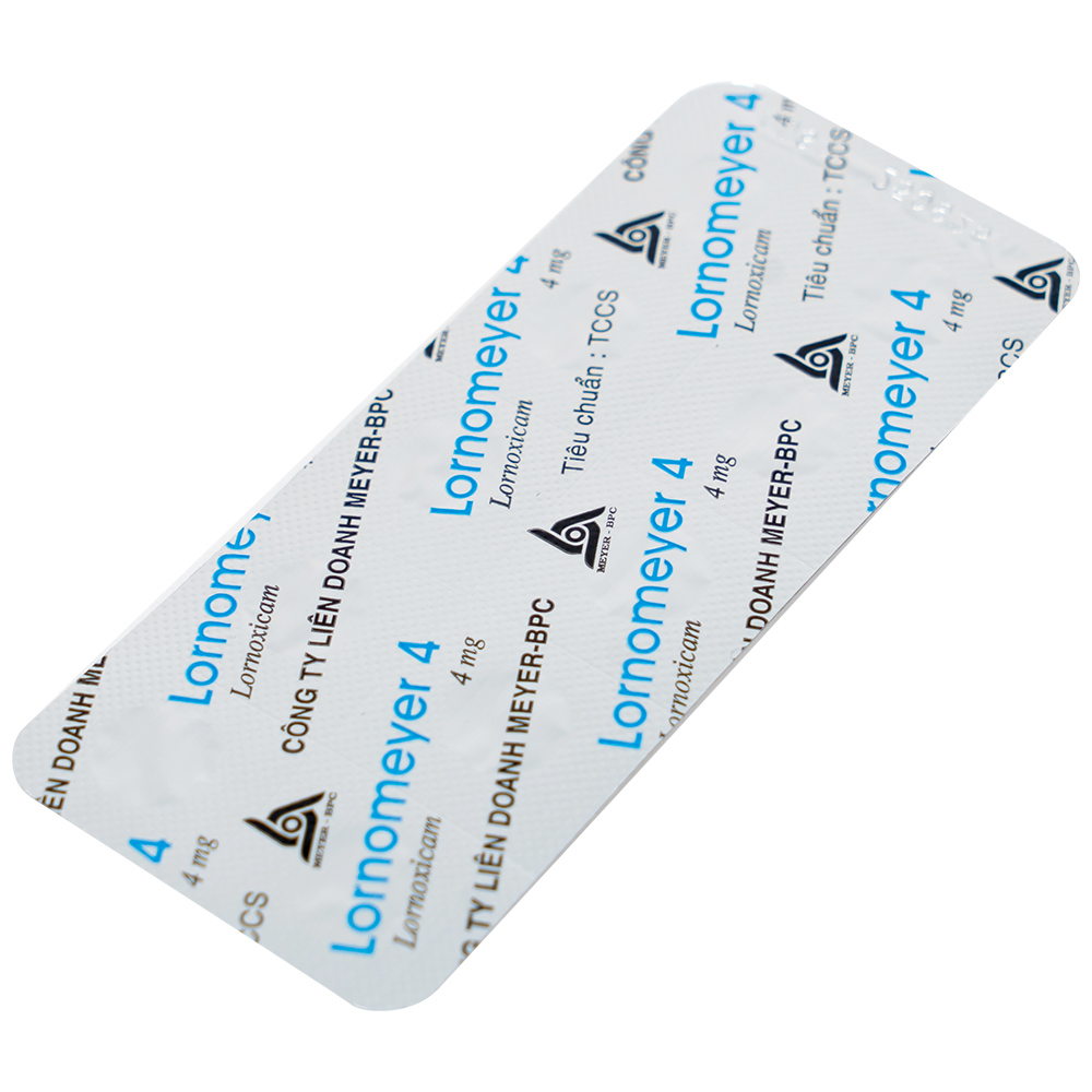 Thuốc Lornomeyer 4 Meyer giảm đau, kháng viêm xương khớp (3 vỉ x 10 viên)